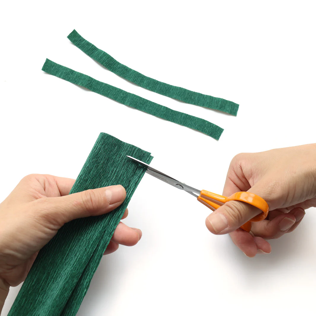 Kit Bouquet de Fleurs en Crépon - Jaune, Orange, Rouge, Rose et Violet et Vert Foncé - Tutti Frutti – Image 7