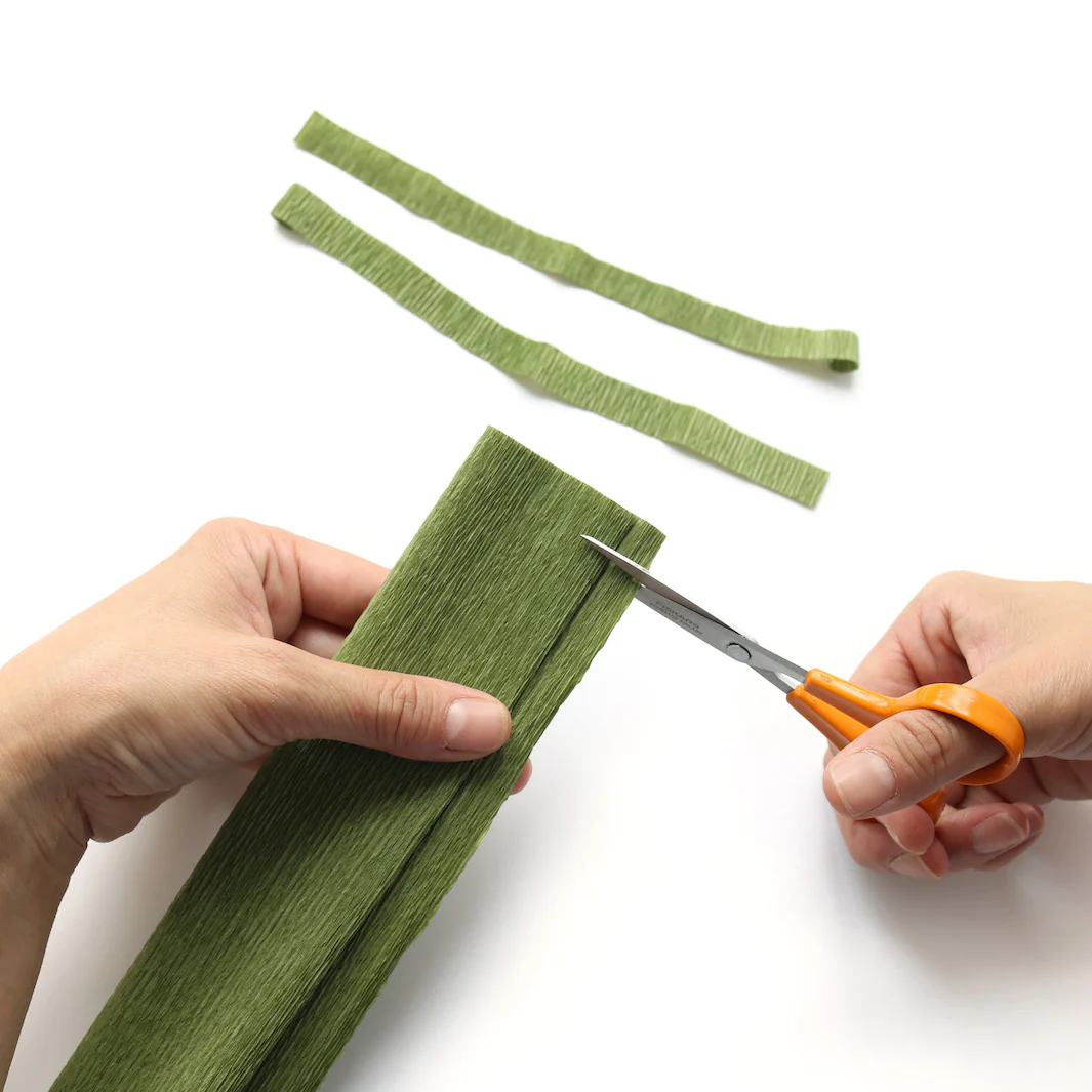 Kit Bouquet de Fleurs en Crépon - Jaune, Rose, Orange et Vert - Agrume – Image 9