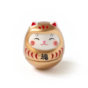 Culbuto Japonais - Daruma Chat - Or