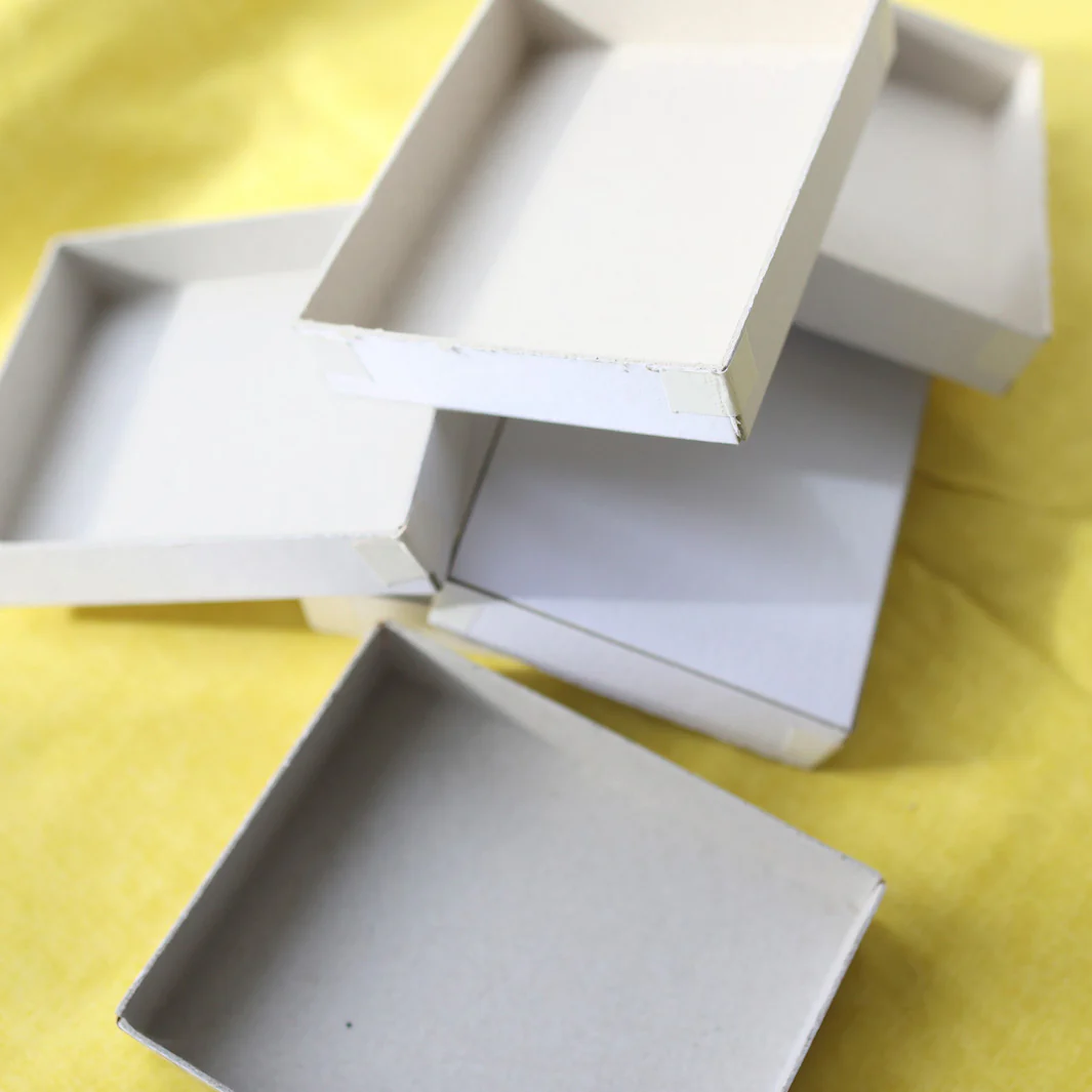 Lot de 3 Petites Boîtes - Carton Blanc, Rectangulaire – Image 6