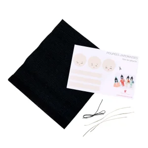 Recharge 3 Poupées Japonaises - Silhouettes à Découper et Fournitures