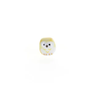 Mini Grigri en Céramique - Hibou - Sérénité - Jaune
