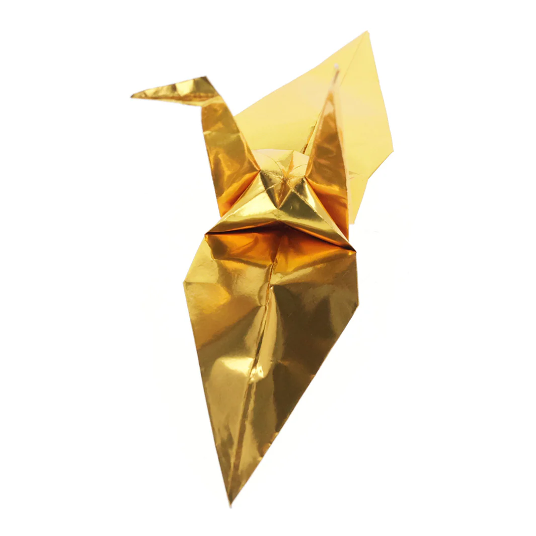 100 Papiers Origami Toyo - Or - 15 x 15 cm – Image 4