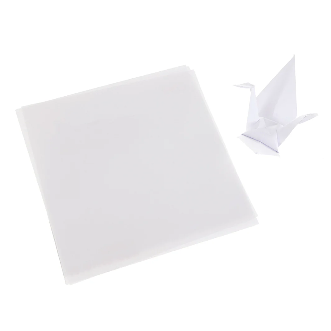 100 Papiers Origami Toyo - Blanc - 15 x 15 cm – Image 3