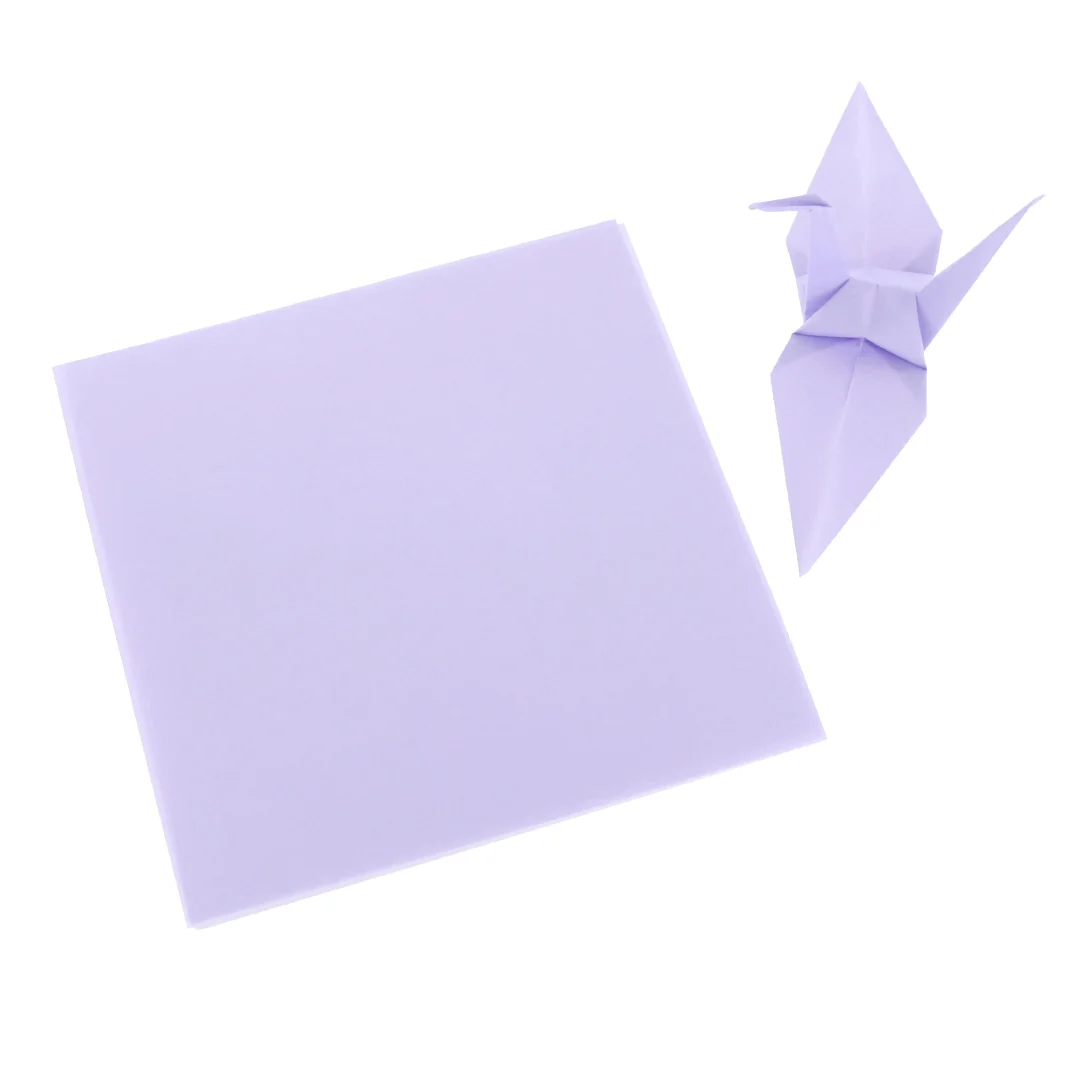 100 Papiers Origami Toyo - Violet Lilas - 15 x 15 cm – Image 3