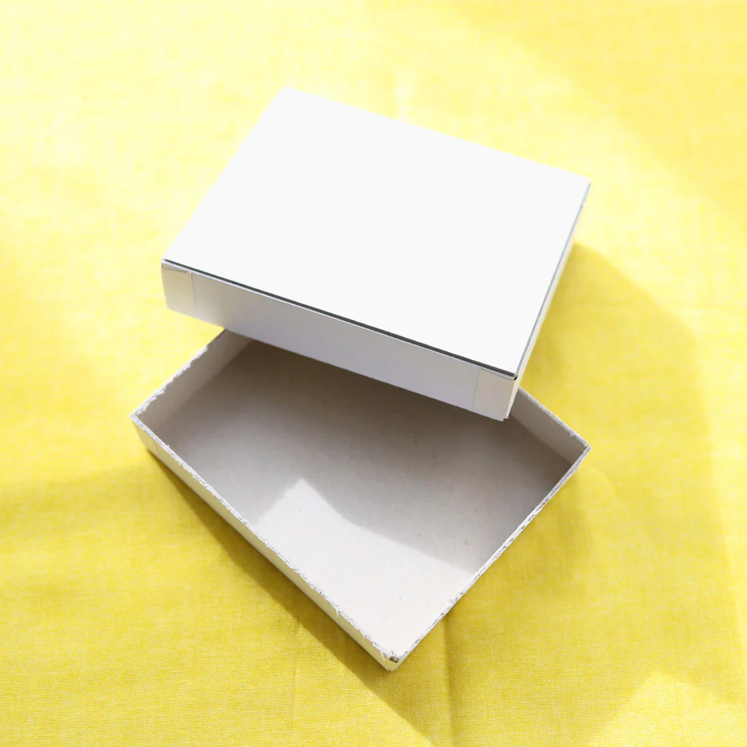 Lot de 3 Petites Boîtes - Carton Blanc, Rectangulaire – Image 5