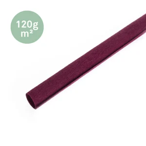Papier Crépon - Rouge Bordeaux - 45 x 50cm - 120g-m2 - 362