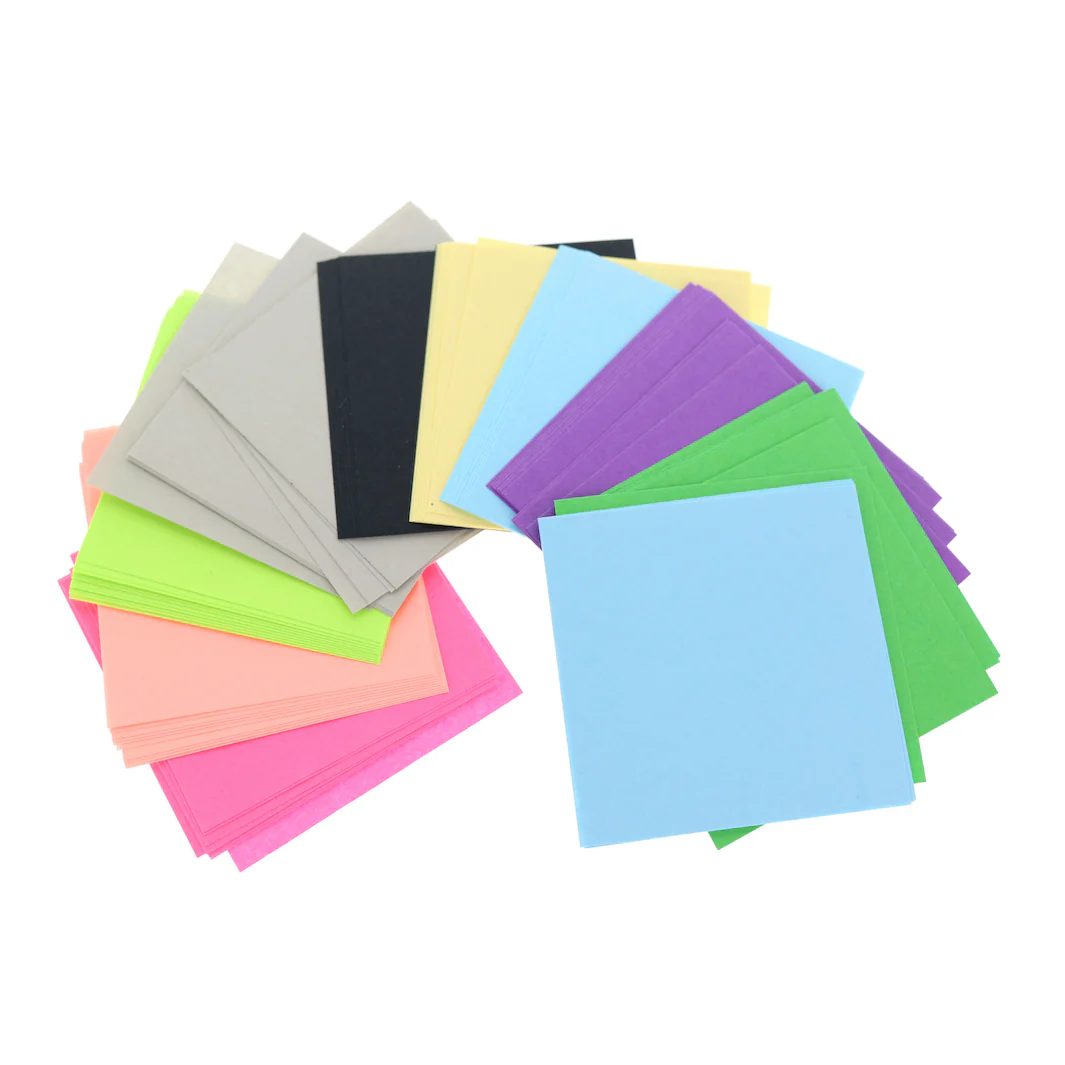 100 Papiers Origami Unis - 10 Couleurs - 5x5cm – Image 3