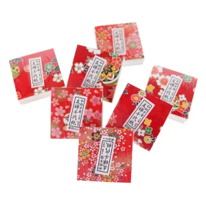 100 Papiers Origami - 6 x 6 cm - Multicolore - Traditionnel