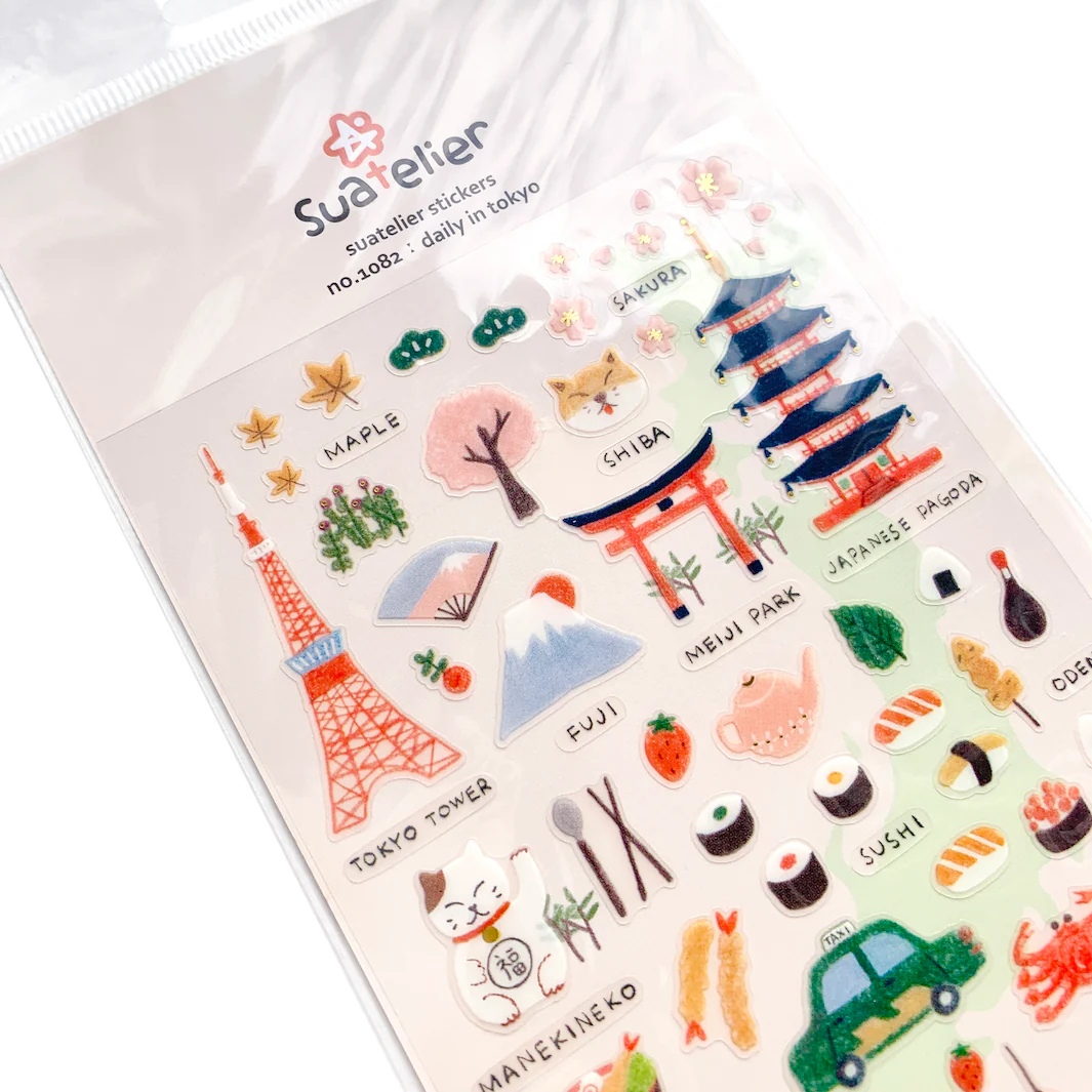 Planche de 65 Stickers - Tokyo – Image 3