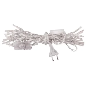 Guirlande Lumineuse - 10 LED, 5m25 - Transparent, Avec Interrupteur