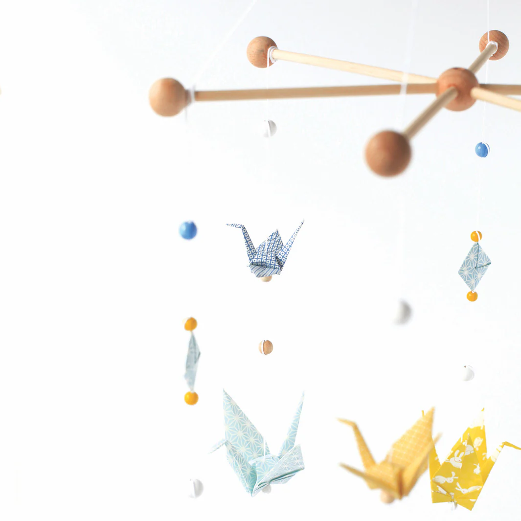 Structure étoile pour mobile en bois – Image 3