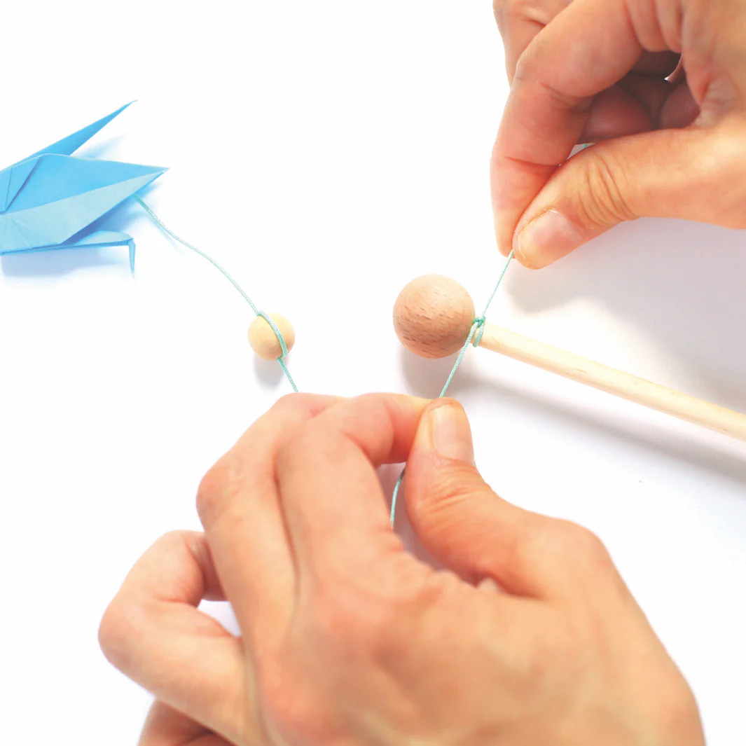 Structure étoile pour mobile en bois – Image 7