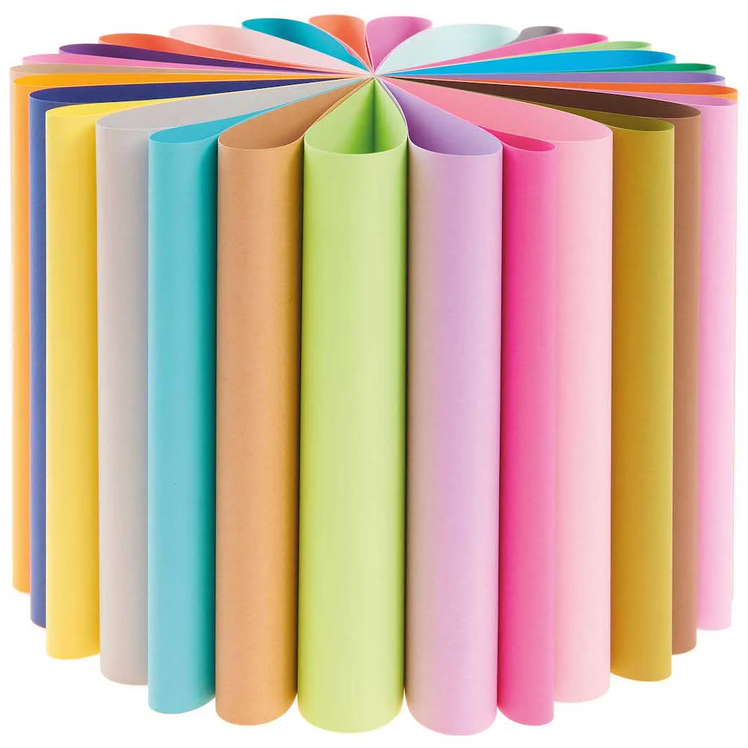 Bloc de 30 feuilles de papier - Multicolore - 160g/m² – Image 3
