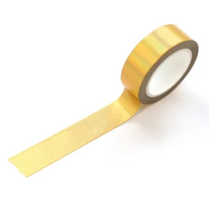 Ruban Adhésif Décoratif - Uni - Or Irisé