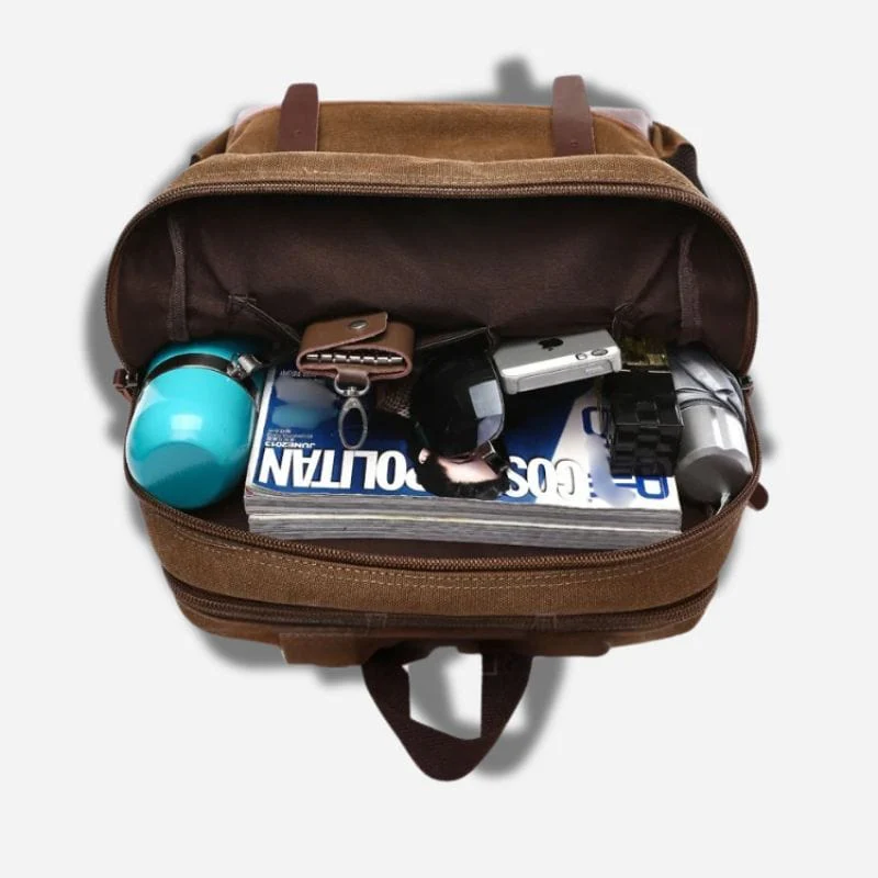 Sac à dos voyage femme vintage 20l – Image 6