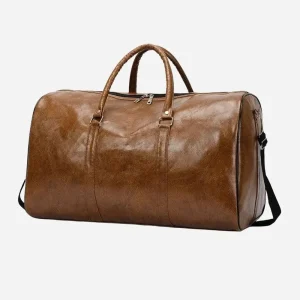 Sac de voyage cuir marron femme