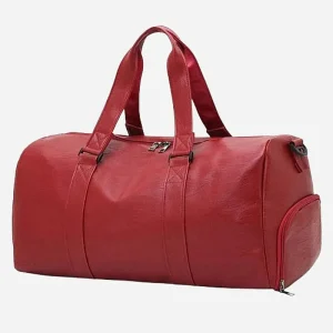Sac de voyage en cuir vintage femme