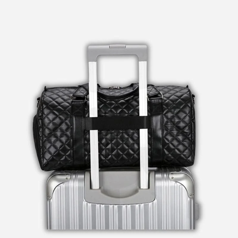 Sac de voyage femme simili cuir – Image 5