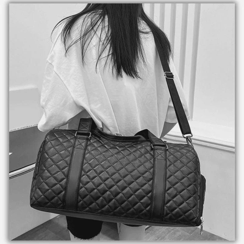 Sac de voyage femme simili cuir – Image 7