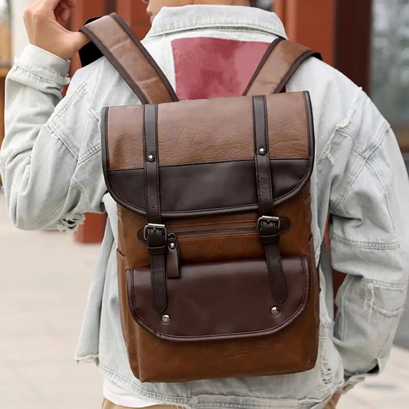 Sac à dos cuir pour homme – Image 9