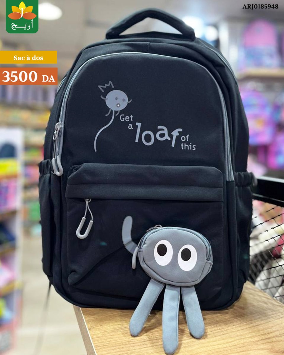 Sac à dos style sport Disponible en blanc, gris, et bleu marine – Image 4