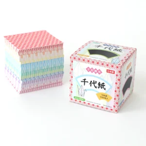 1005 Papiers Origami Asanoha Multicolores - 15 couleurs - 7 x 7 cm