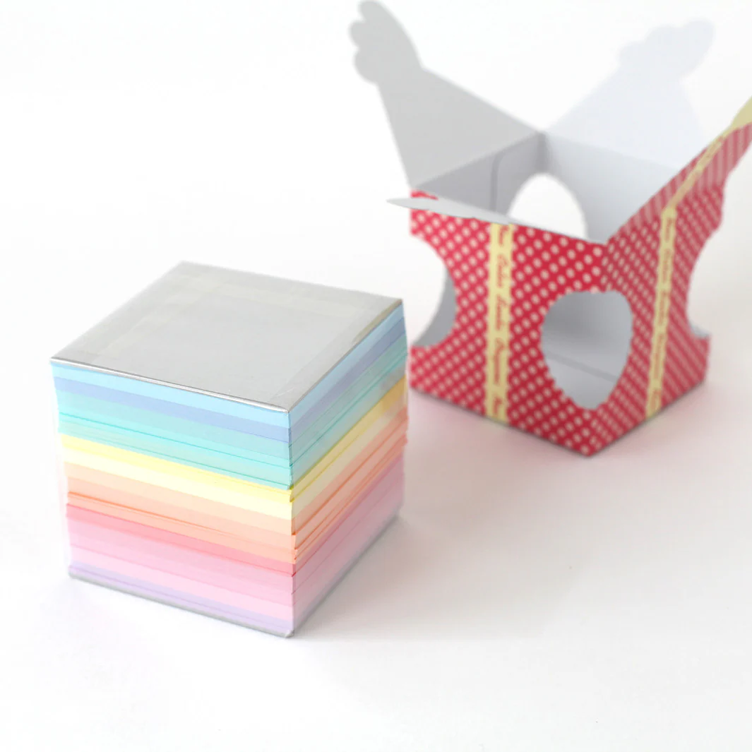 1005 Papiers Origami Multicolores - Tons Doux - 15 couleurs - 7 x 7 cm – Image 5