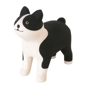 Boston Terrier en bois - Pole Pole - T-Lab