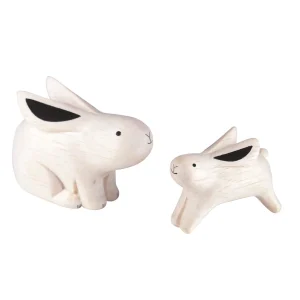 Famille de Lapins en bois - Pole Pole - T-Lab